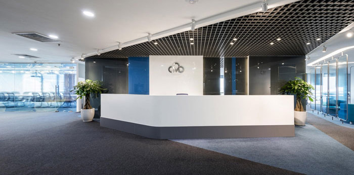 通訊科技公司辦公室裝修設(shè)計效果圖