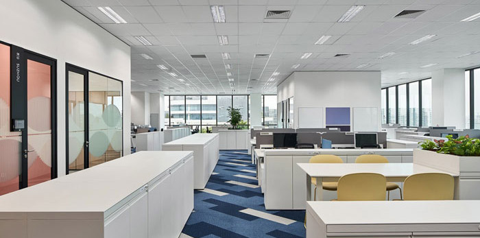 聽力技術(shù)公司辦公室裝修設(shè)計效果圖