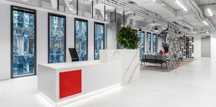 科技感辦公室裝修設(shè)計效果圖