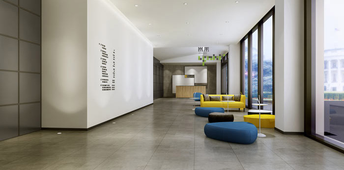 通信科技公司裝修設(shè)計效果圖