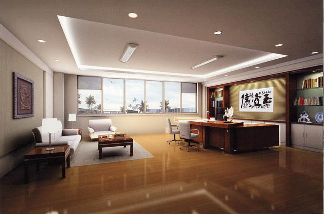 總經(jīng)理辦公室設(shè)計:突出大氣,有文化和穩(wěn)重