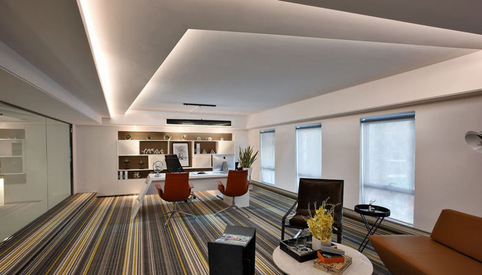 LOFT風格總經(jīng)理辦公室裝修設計效果圖