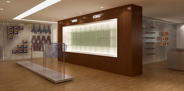 辦公室展廳企業標志效果圖