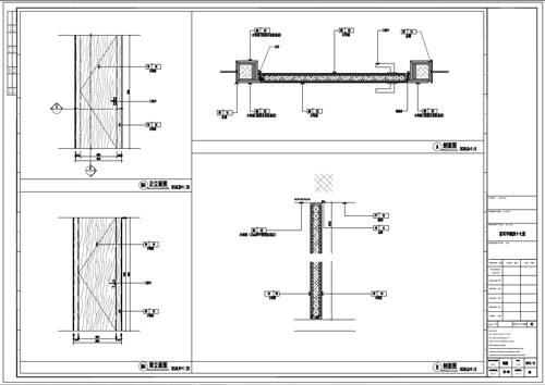 某寫字樓室內深化設計裝飾施工圖門表圖(三)