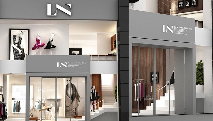 意大利女裝專賣店裝修設計案例效果圖