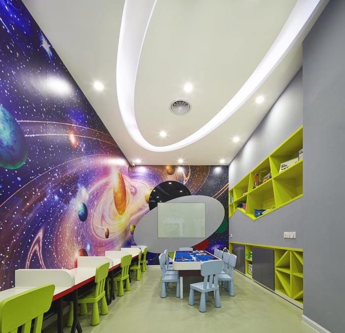 幼兒早教中心教學空間裝修設計案例效果圖