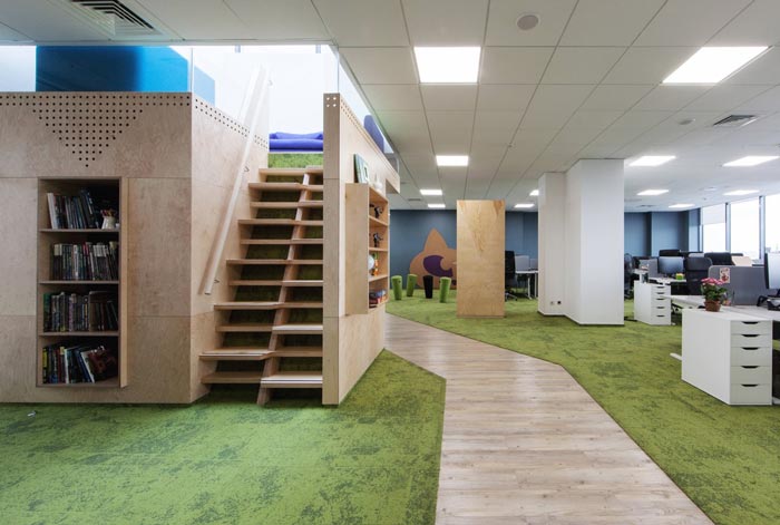 網絡游戲開發商辦公室裝修設計案例