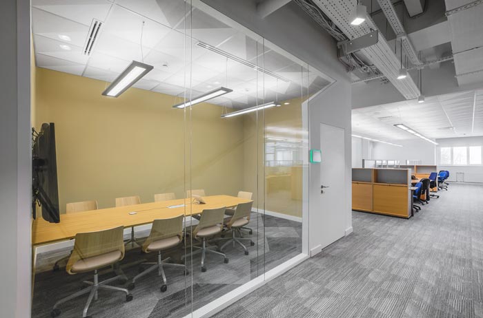 包裝公司辦公室會議室裝修設計案例效果圖
