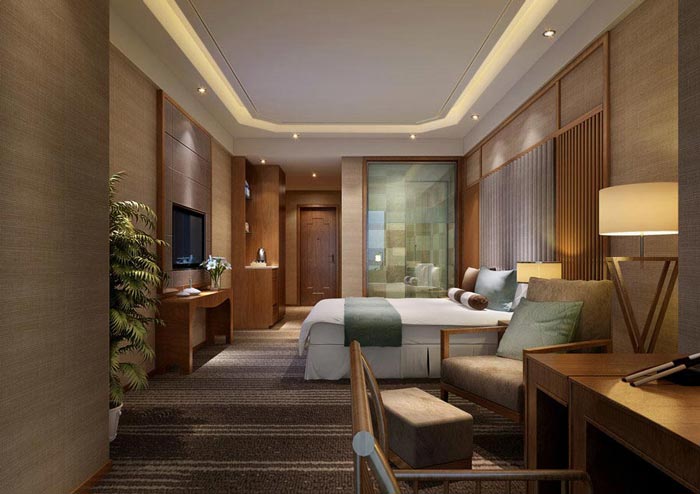 特色商務(wù)酒店客房主題5裝修設(shè)計案例效果圖