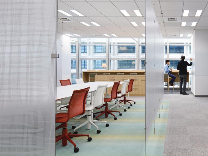 醫藥中心辦公室會議室裝修設計案例效果圖