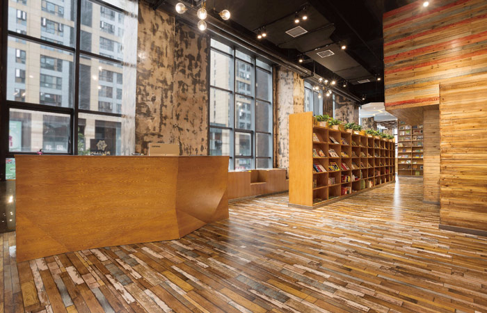 少兒教育機構前臺裝修設計案例效果圖