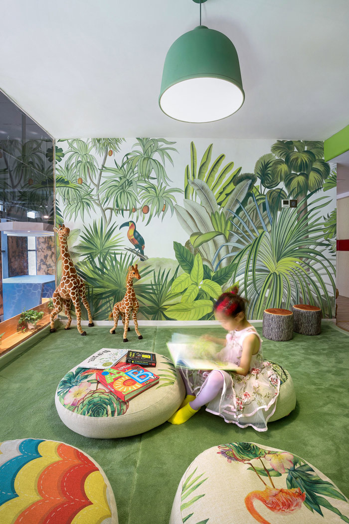 少兒教育機構玩耍區域裝修設計案例效果圖