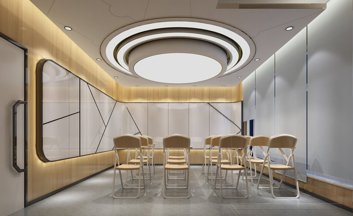 右腦開發教育機構教室裝修設計案例效果圖