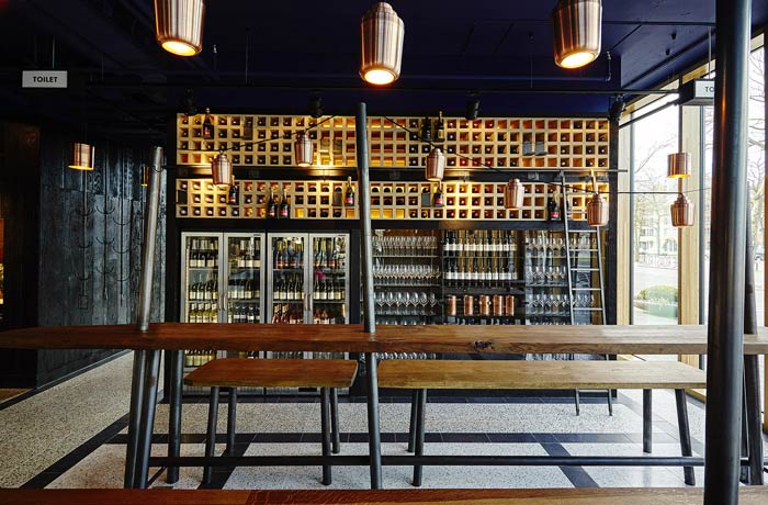 烤肉店冰箱裝修設計效果圖