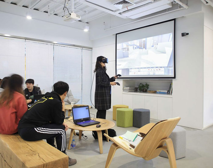 廠房辦公室VR體驗區設計裝修效果圖