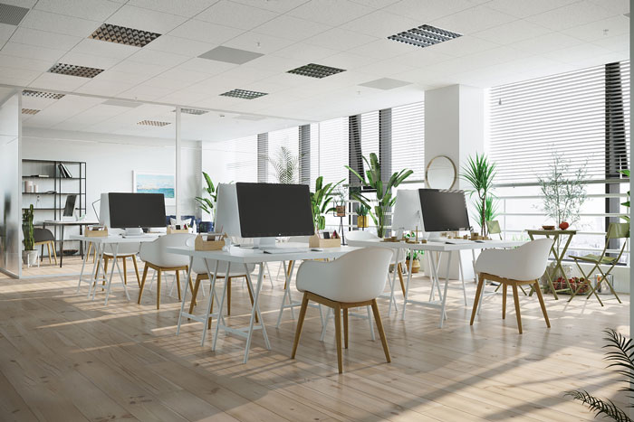 北歐風(fēng)格辦公室辦公區(qū)裝修設(shè)計(jì)案例效果圖