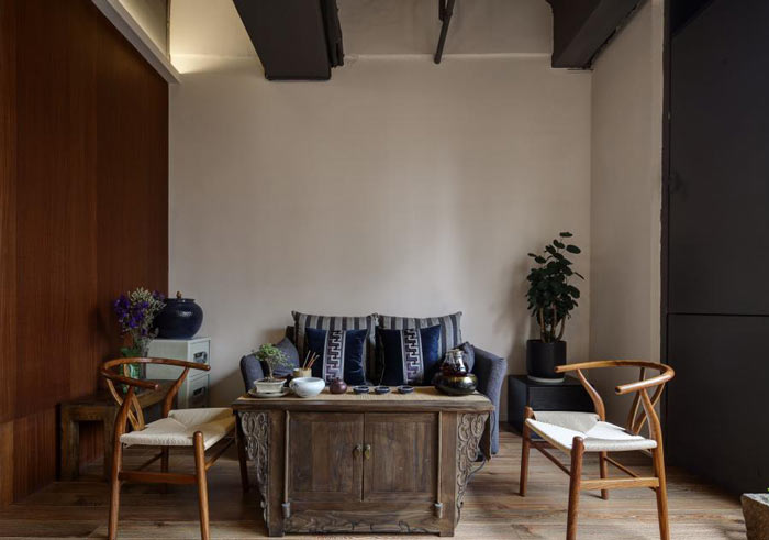 進出口貿易公司辦公室洽談區(qū)裝修設計效果圖