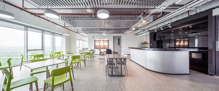 服裝貿易公司辦公室休息區裝修設計效果圖