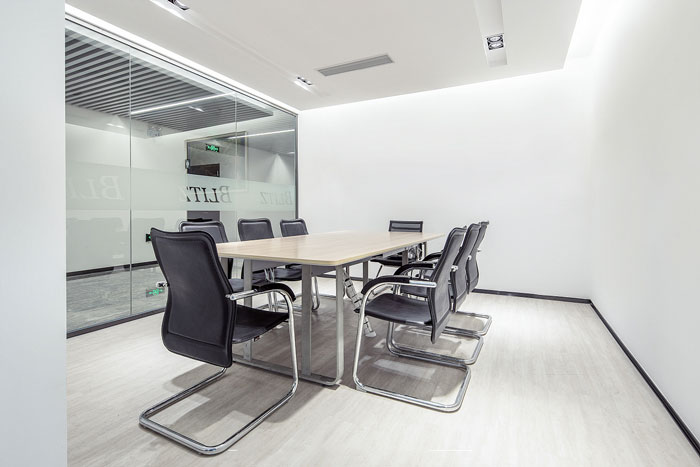 服裝貿易公司辦公室接待室裝修設計效果圖