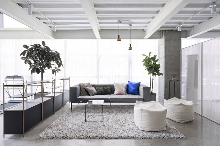 家具公司辦公室洽談區裝修設計效果圖