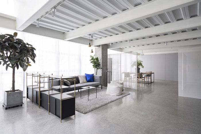 家具公司辦公室洽談區裝修設計效果圖