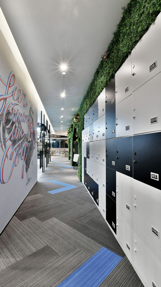 聯合辦公大樓過道裝修設計效果圖