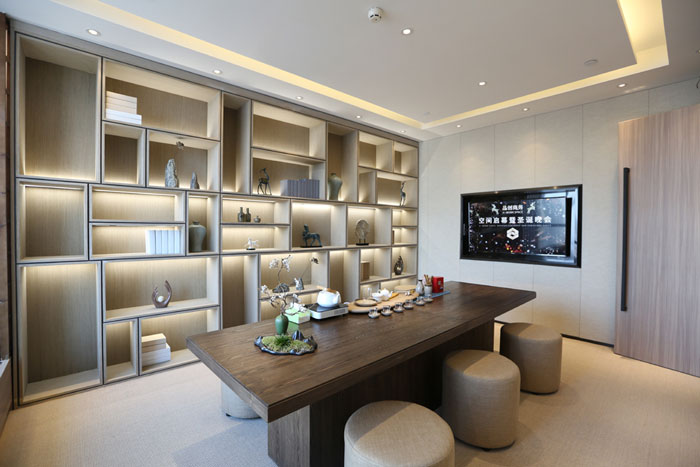 聯合辦公大樓交流區裝修設計效果圖