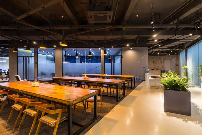 基地辦公室休息區裝修設計效果圖