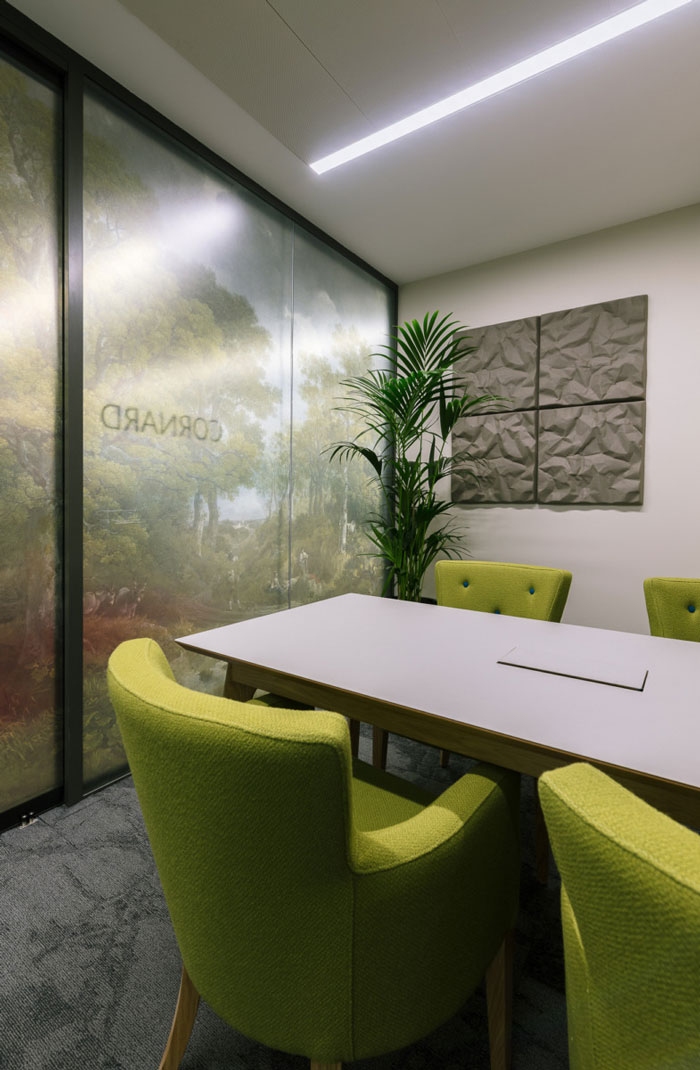 金融機構辦公室討論室裝修設計效果圖