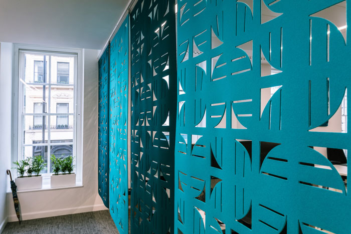 金融機構辦公室過道裝修設計效果圖