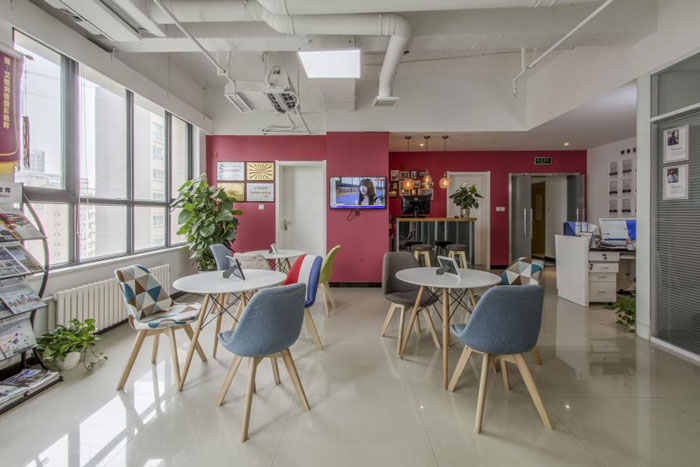 杭州塘棲辦公室洽談區裝修設計方案