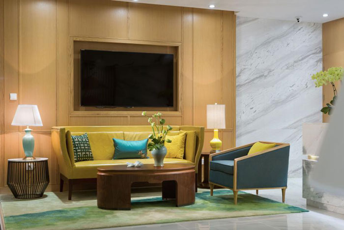 杭州近江辦公室前臺接待區裝修設計方案