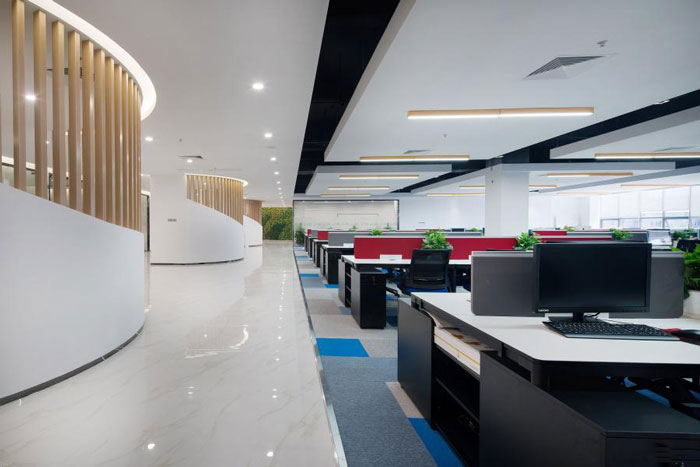 杭州建德辦公室辦公區裝修設計方案