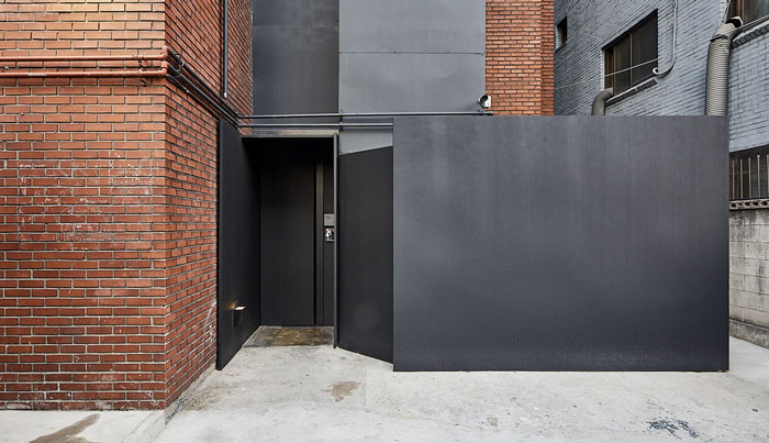 服裝廠房辦公室進門區裝修設計效果圖