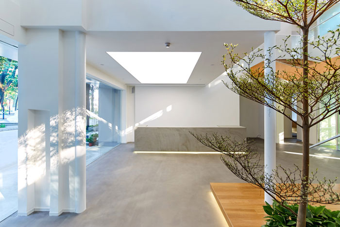 廠房辦公樓前臺裝修設計效果圖