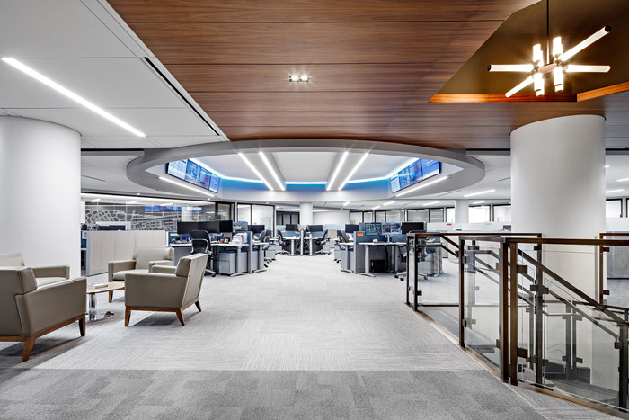 6000平方金融公司辦公區裝修設計效果圖