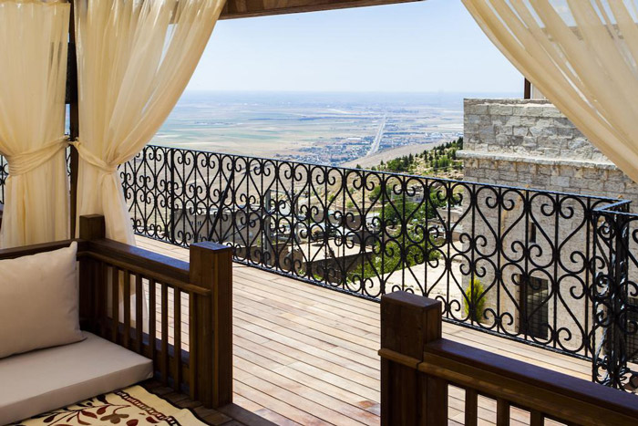 歷史文化酒店露臺設計效果圖