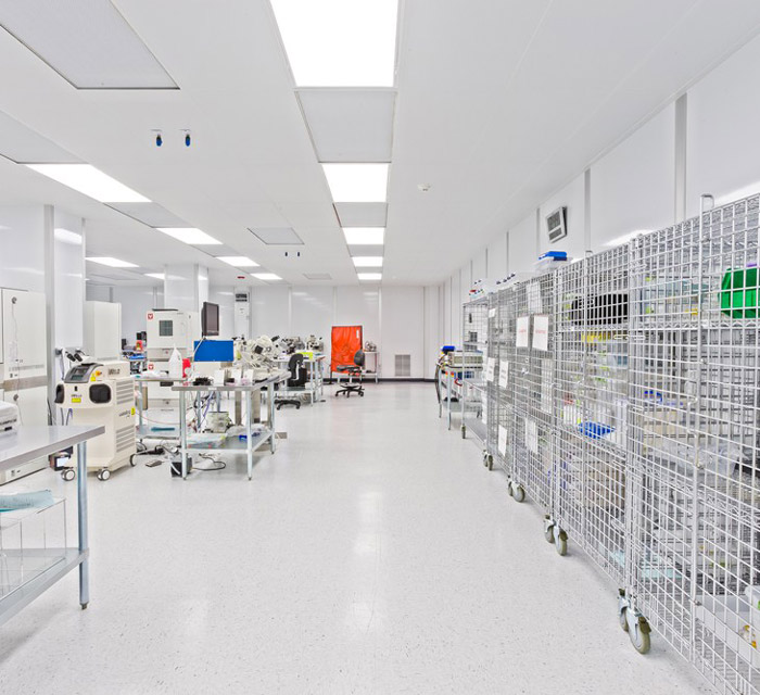 潔凈廠房工作區裝修設計效果圖