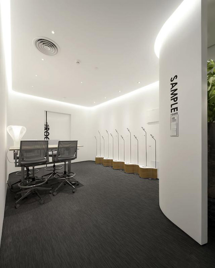 高科技公司辦公室洽談區裝修設計效果圖