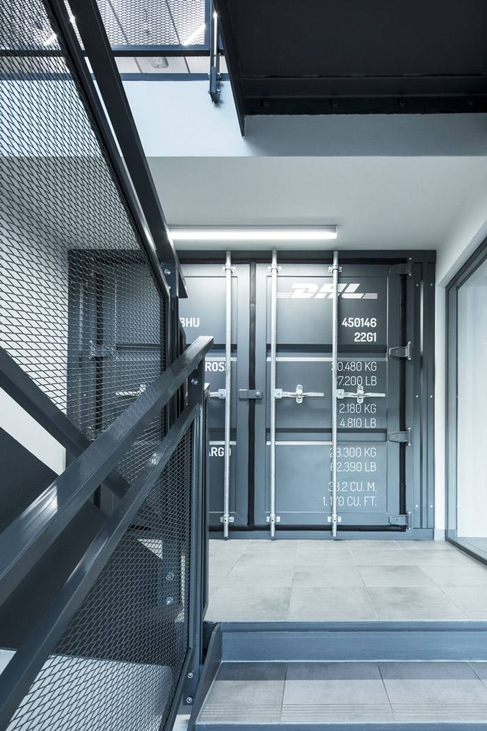 運輸公司辦公室樓梯裝修設計效果圖