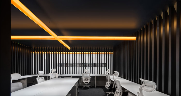 智能公司辦公室辦公區裝修設計效果圖