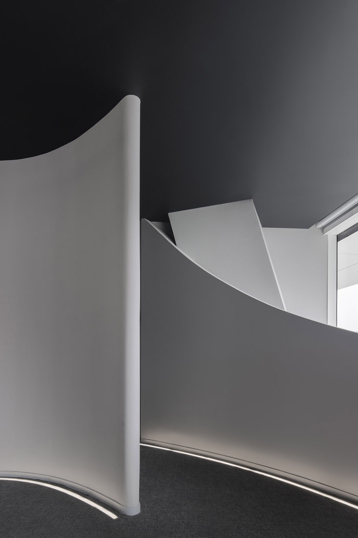 智能公司總經理辦公室入口裝修設計效果圖