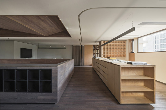 顧問公司辦公室材料區(qū)裝修設(shè)計效果圖