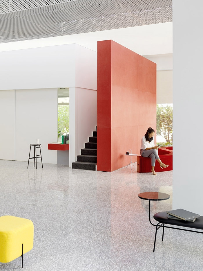 創意園區辦公室接待區裝修設計效果圖