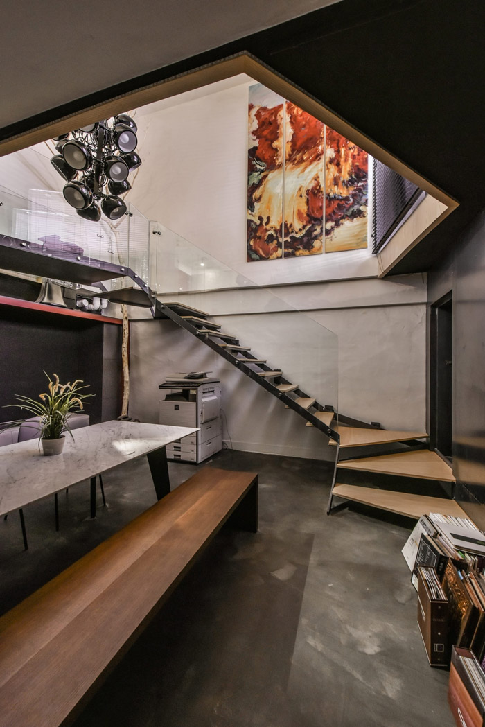 小型loft風格辦公室辦公區裝修設計效果圖