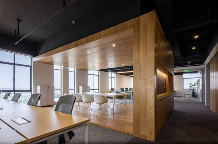 電商辦公室會議區裝修設計效果圖