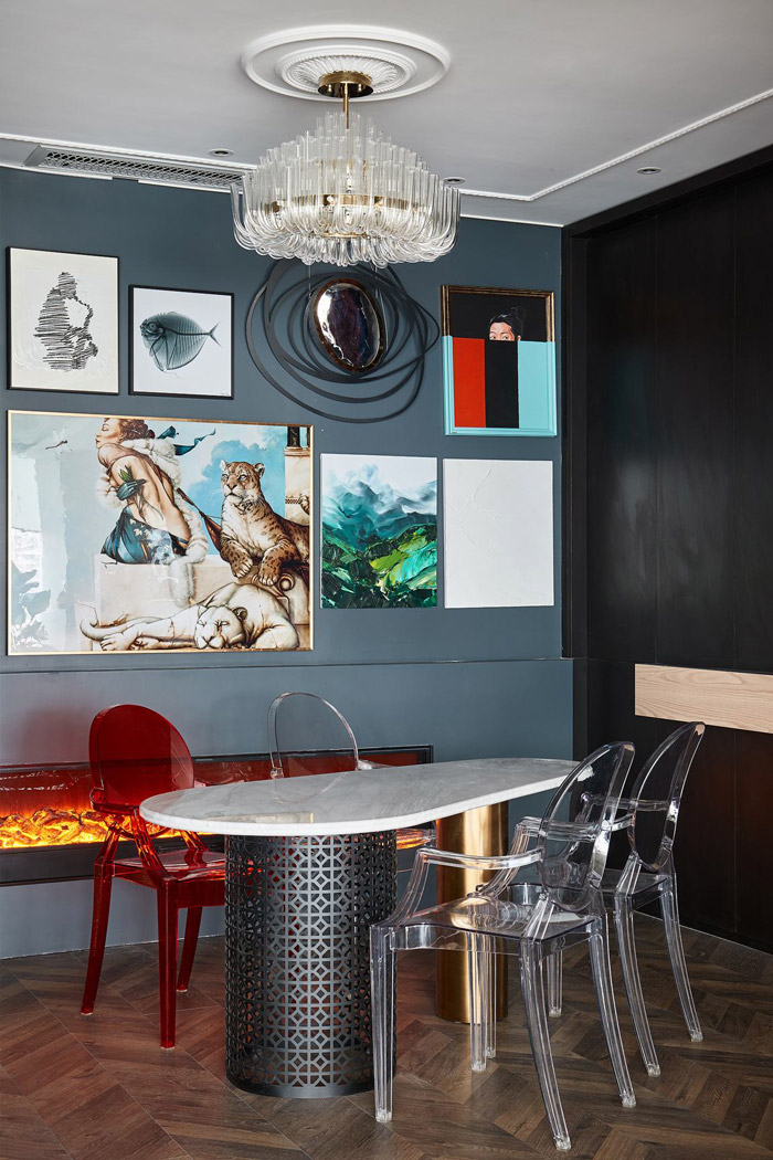 150平方家庭公寓辦公室洽談區(qū)裝修設計效果圖