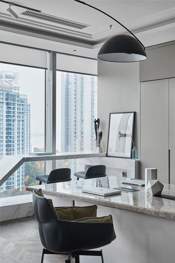 150平方公寓辦公室辦公區(qū)裝修設計效果圖