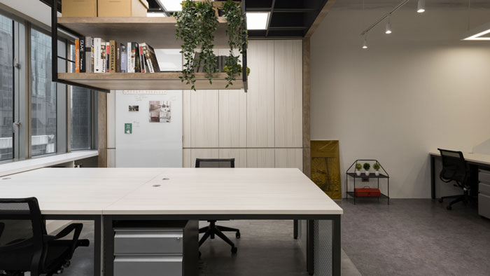 鞋業公司辦公室辦公區裝修設計效果圖