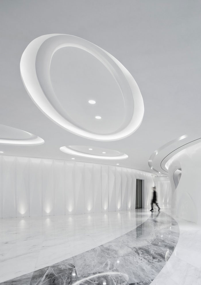 總部辦公大樓大廳裝修設計效果圖